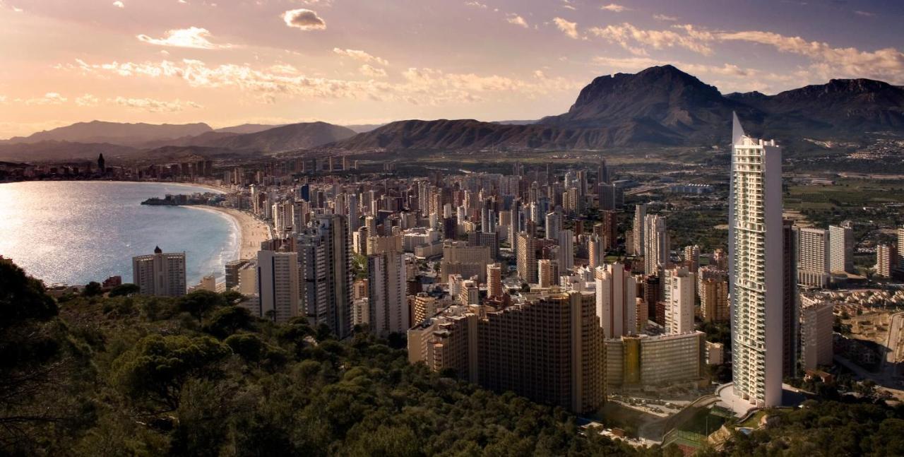 Skyline 37 Terraza Con Vista Al Mar Apartamento Benidorm Exterior foto