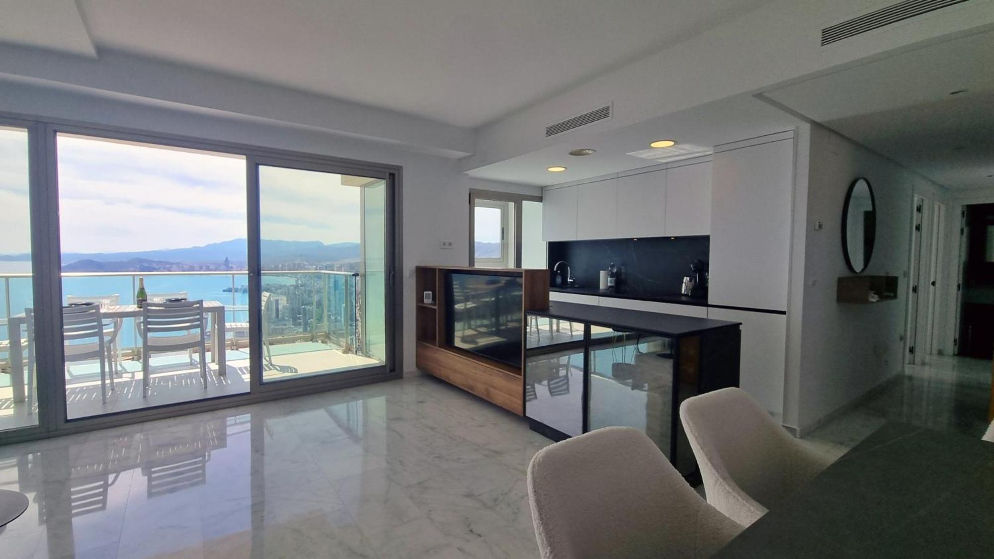 Skyline 37 Terraza Con Vista Al Mar Apartamento Benidorm Exterior foto