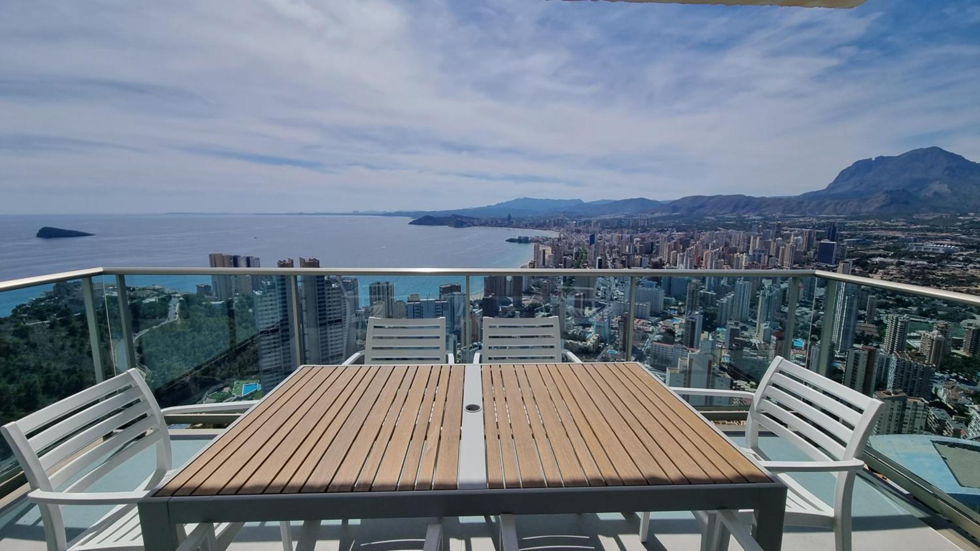 Skyline 37 Terraza Con Vista Al Mar Apartamento Benidorm Exterior foto